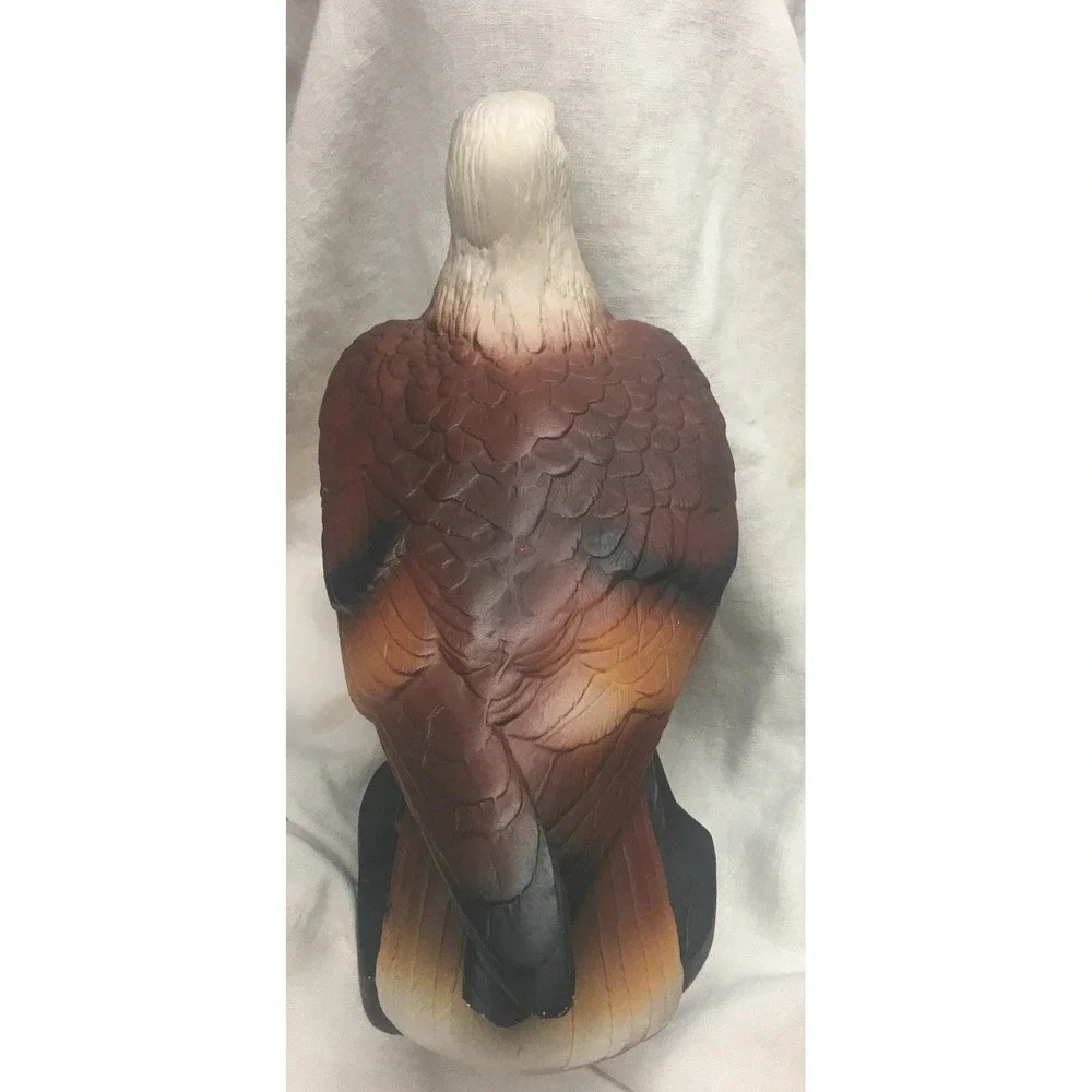 Beautiful American Bald Eagle Ceramic Statue 11